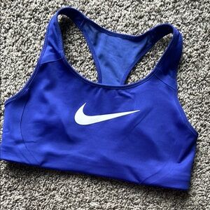 Nike Blue Sports Bra Racerback Medium Support